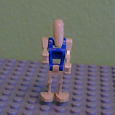 LEGO Minifigure -- Battle Droid Pilot with Blue Torso-Star Wars / Star Wars Clone Wars -- SW095A -- Creative Brick Builders